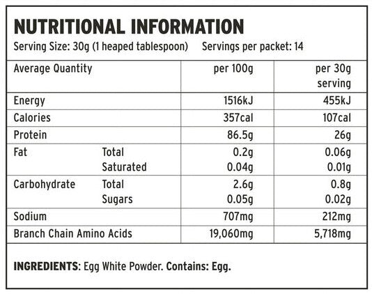 EatMe Egg White Protein - 420g