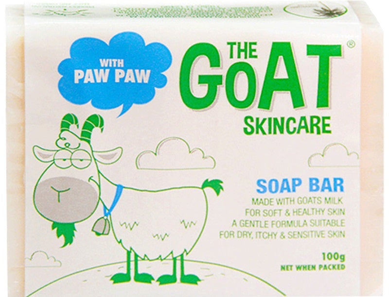 The Goat Skincare: Soap Bar with Paw Paw (100g)