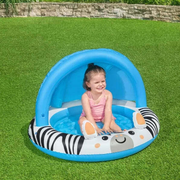 Bestway: Safari Sun Shaded Kiddie Pool (97cm x H66cm)