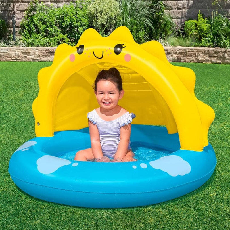 Bestway: Sunny Days Shaded Kiddie Pool (1.01m x 97cm x 71cm)