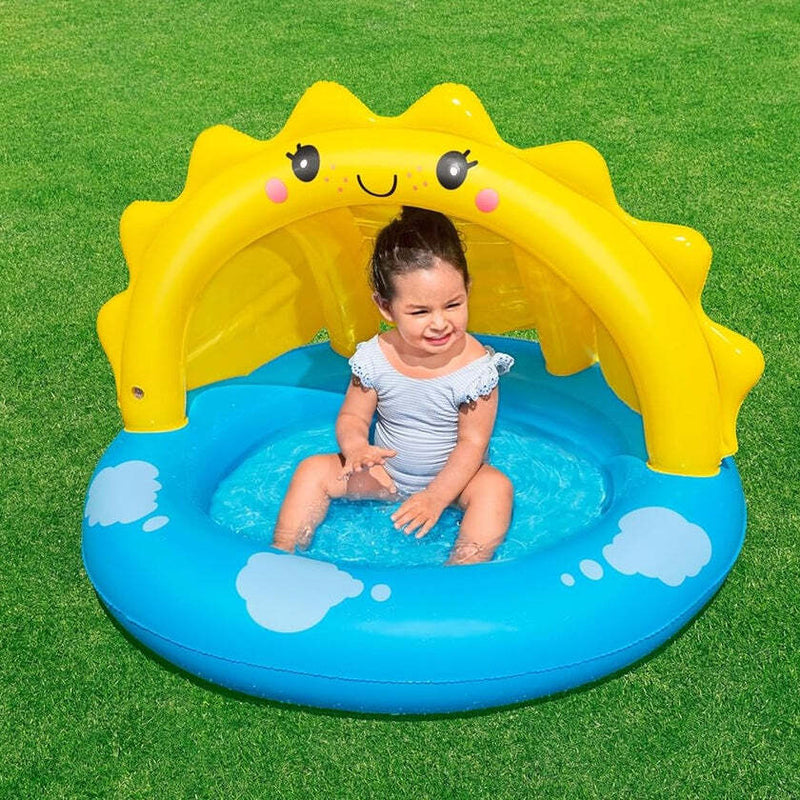 Bestway: Sunny Days Shaded Kiddie Pool (1.01m x 97cm x 71cm)