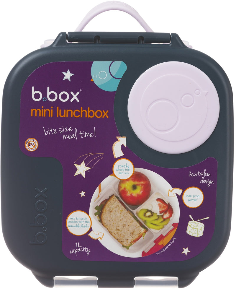 b.box: Mini Lunch Box - Indigo Rose