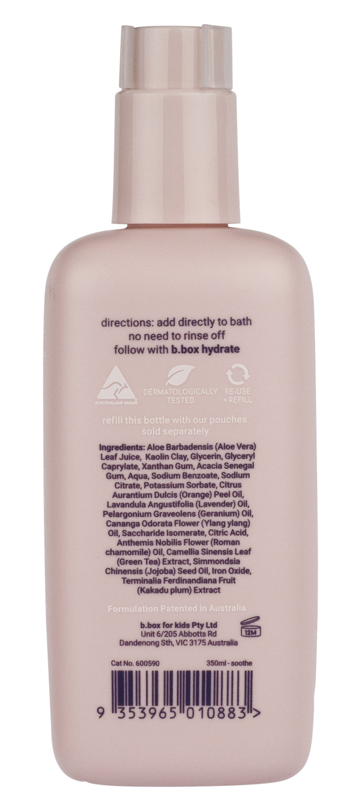 b.box Body: Soothe Mineral Soak (350ml)