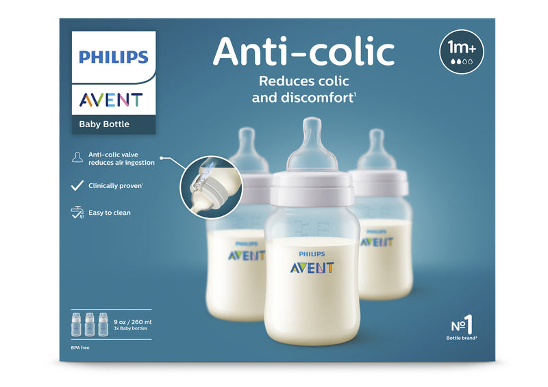 Avent: Anti-Colic Bottle - 260ml (3 Pack)