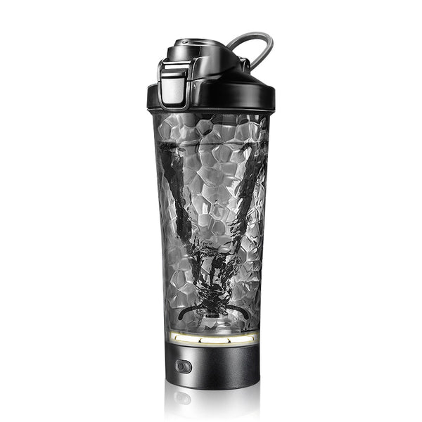 Electric Protein Shaker Bottle - 700ML Black