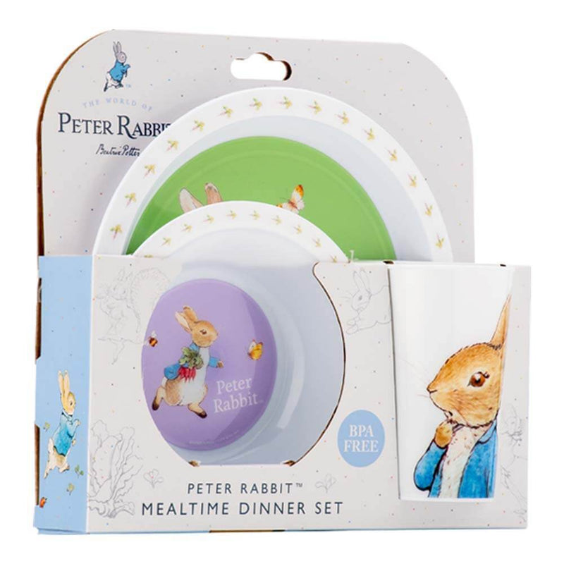 Beatrix Potter: 3-Piece Mealtime Dinner Set - Peter Rabbit