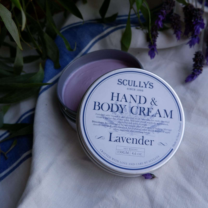 Scullys: Hand & Body Cream - Lavender (150g)