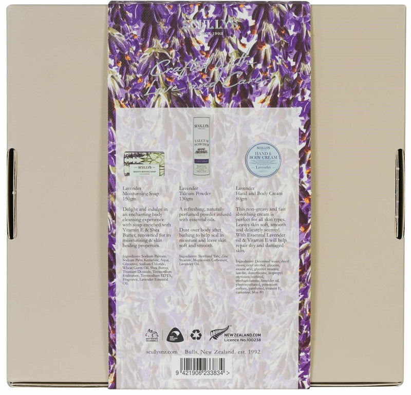 Scullys: Lavender Sleeve Gift Box (410g)