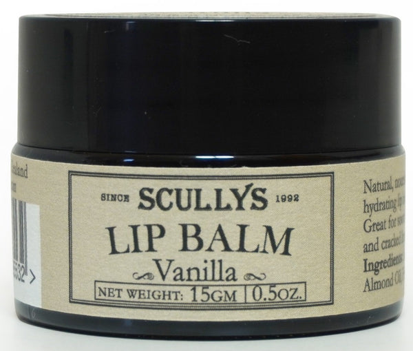 Scullys: Natural Lip Balm - Vanilla (15g)