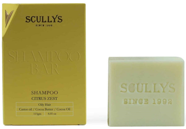 Scullys: Shampoo Bar for Oily Hair - Citrus Zest (115g)