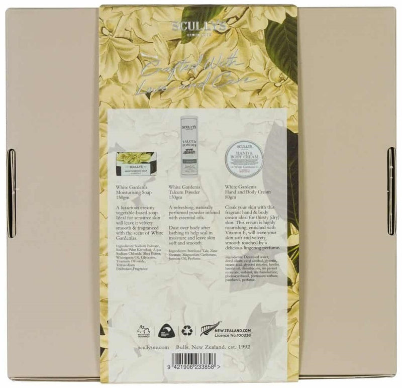 Scullys: White Gardenia Sleeve Gift Box (410g)