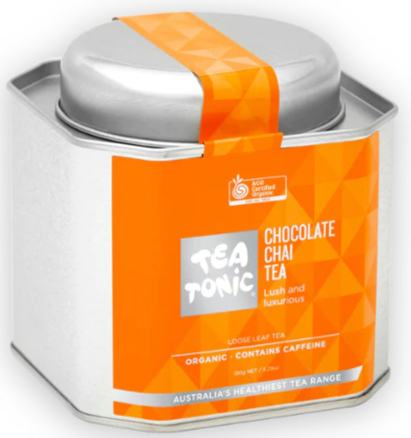 Ha Naturally: Tea Tonic Chocolate Chai Tea - Loose Leaf Tin (150g)