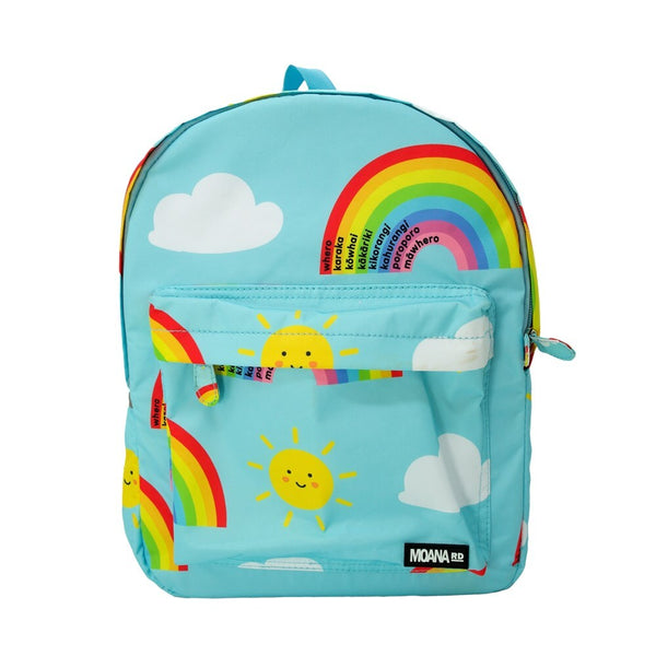 Moana Road: Kids Backpack - Te Reo Maori Rainbow