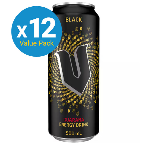 V Black (500ml) (12 Pack)