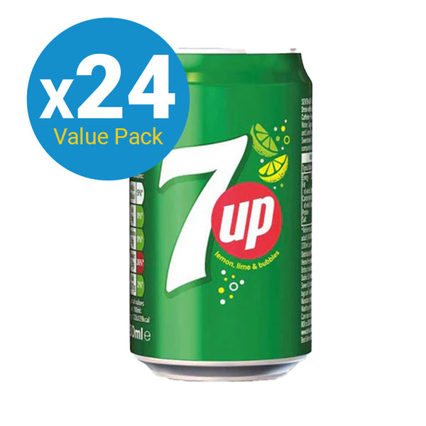 7UP Can 330ml (24 Pack)
