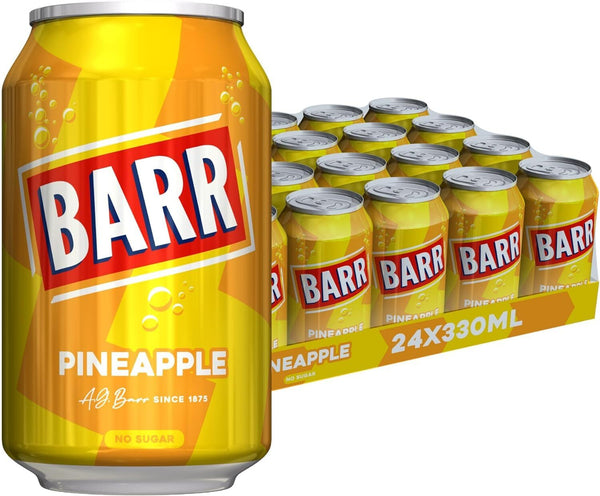 BARR Pineapple - 330ml (24 Pack)