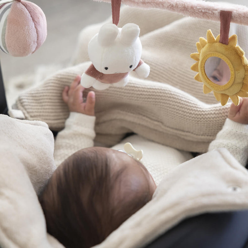 Miffy: Fluffy Car Seat Toy - Pink