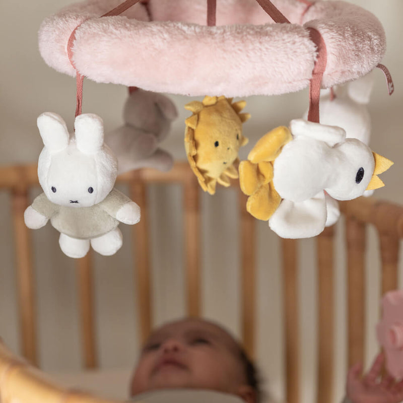 Miffy: Fluffy Musical Mobile - Pink