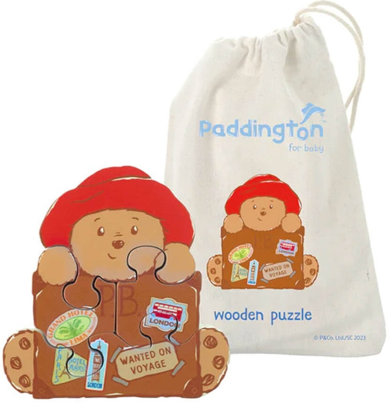 Paddington Bear: Wooden Puzzle With Suitcase