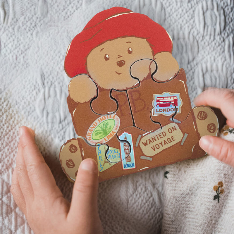 Paddington Bear: Wooden Puzzle With Suitcase