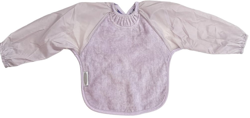 Silly Billyz: Towel Small Long Sleeve Bib - Lavender