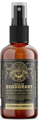 Bearded Chap: Spray Deodorant - Tobacco & Vanilla (50ml)