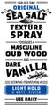 Bearded Chap: Sea Salt Texture Spray (150ml)