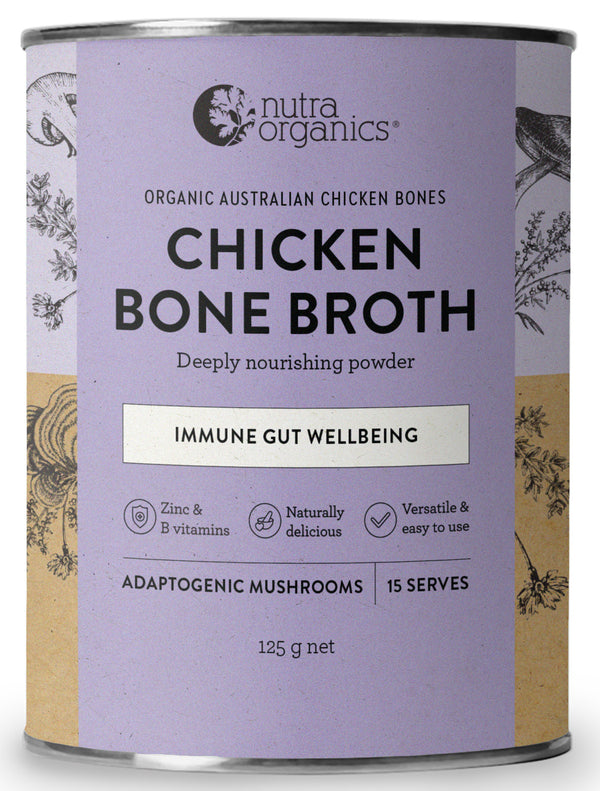 Nutra Organics: Nutra Chicken Broth Homestyle Mushroom 125g