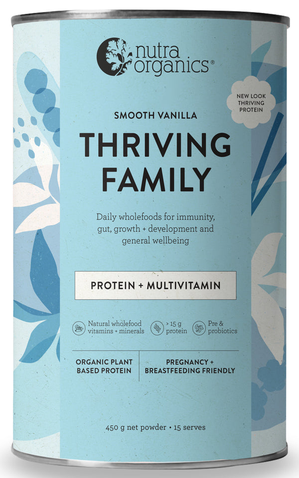 Nutra Organics Thriving Family - Smooth Vanilla (450g)