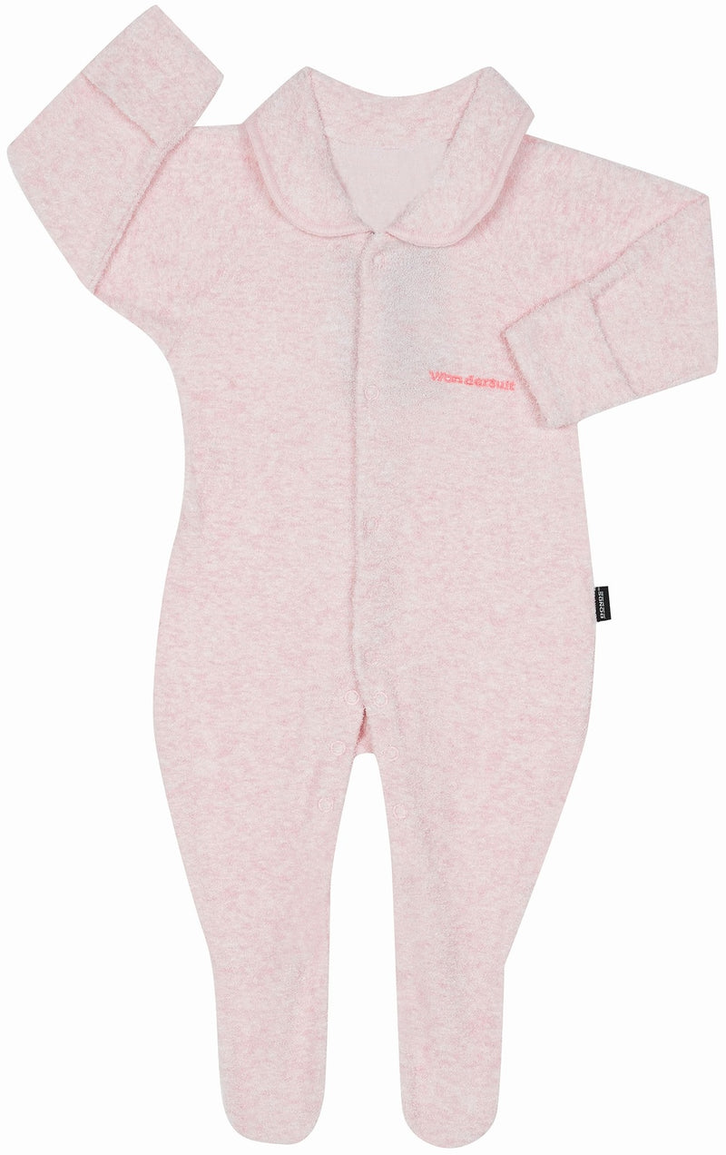 Bonds: Long Sleeve Orginal Poodelette Wondersuit - Blossom Pink Marle (Size 000)