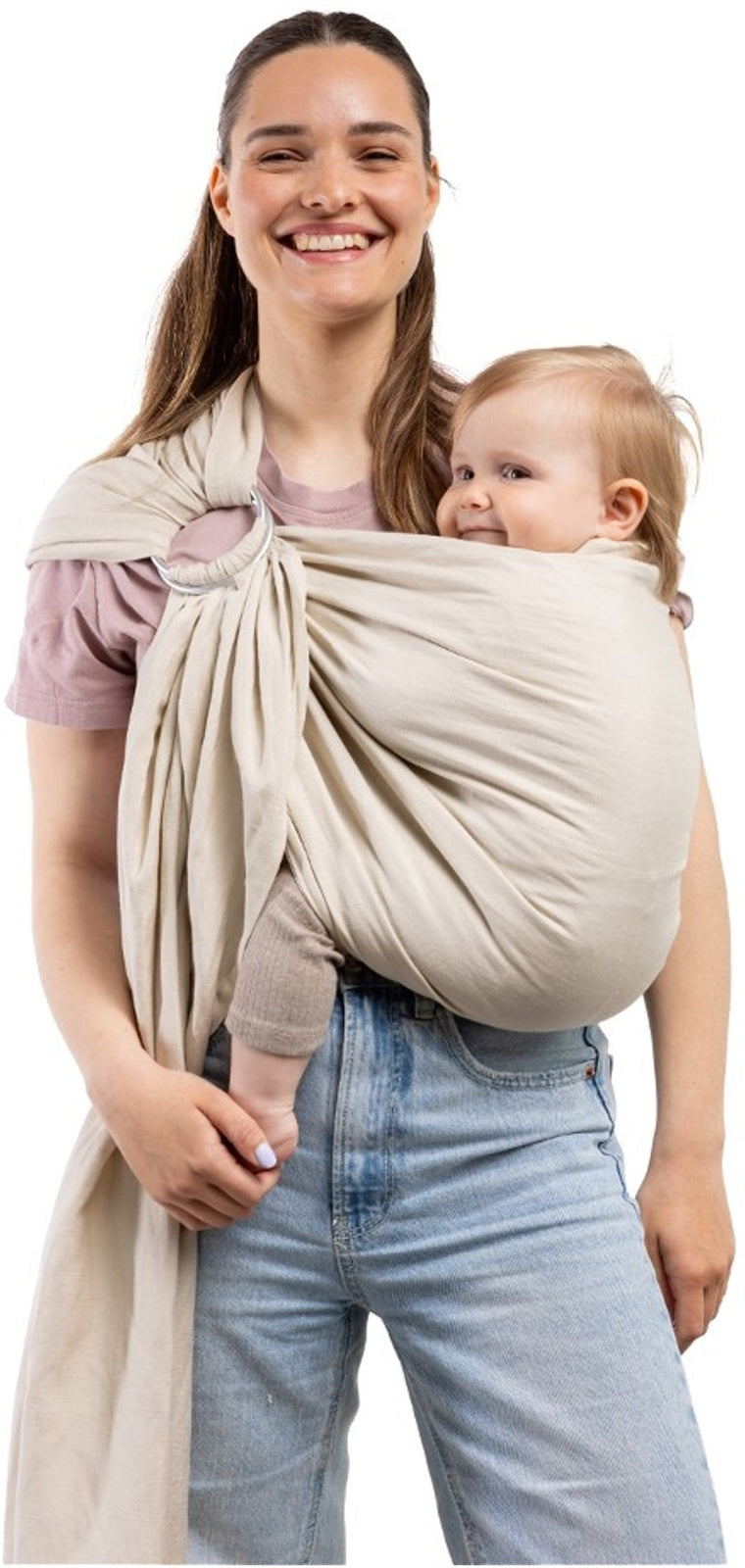 Boba: Linen Ring Sling - Pampas