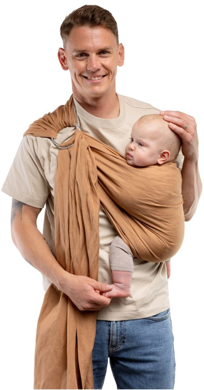 Boba: Linen Ring Sling - Rye