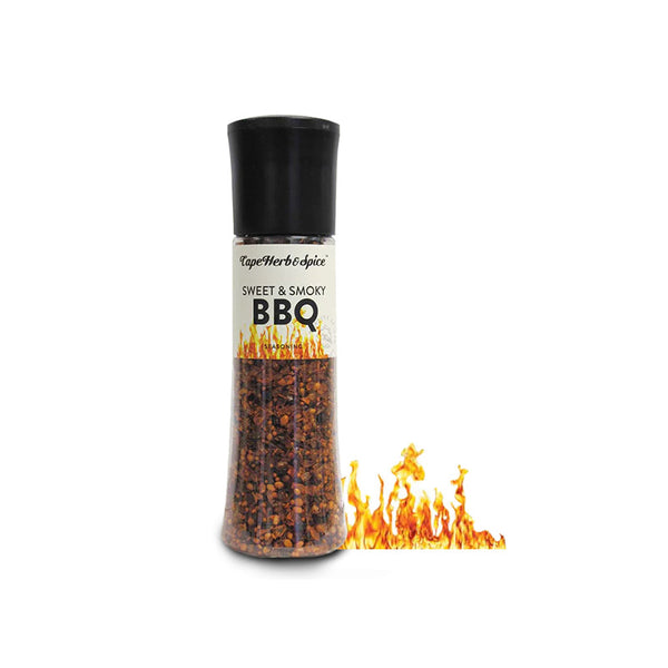 Cape Herb & Spice: Sweet & Smoky BBQ Seasoning Grinder (230g)