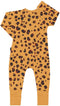 Bonds: Long Sleeve Zip Wondersuit - Luxe Leopard Yellow (Size 000)