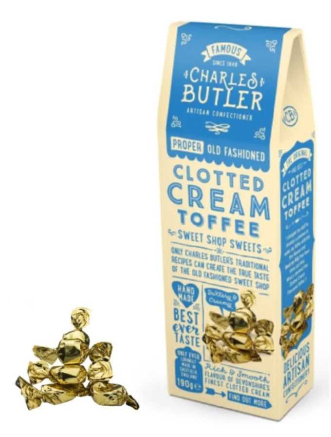 Charles Butler: Clotted Cream Toffee Sweets (190g)