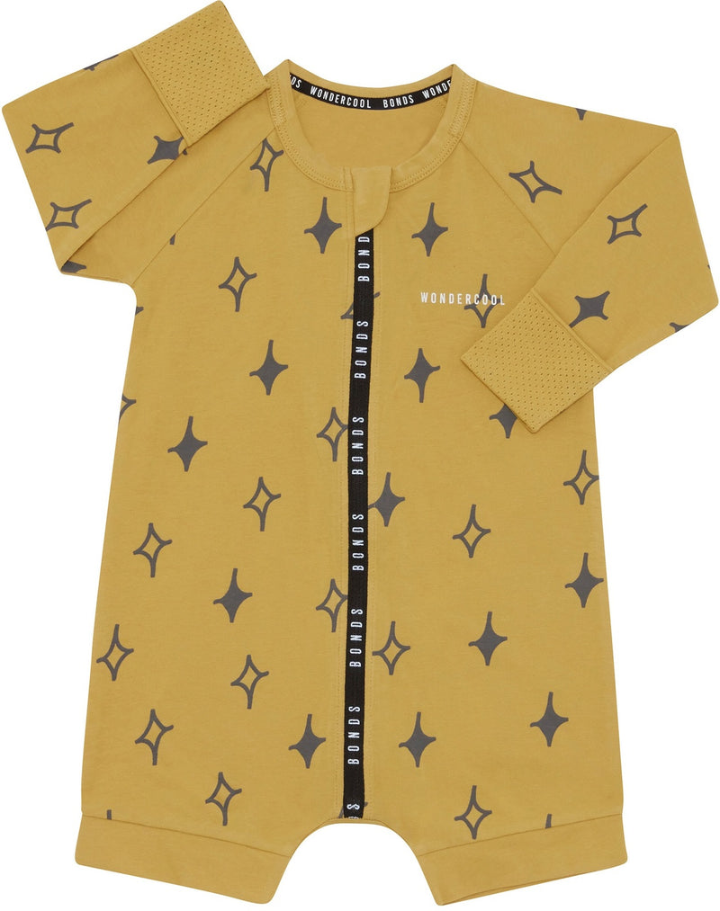 Bonds: Wondercool Short Leg Wondersuit - Little Dazzle Yellow (Size 0)