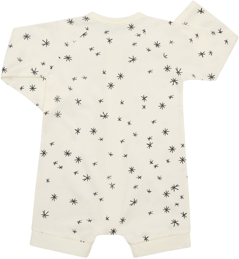 Bonds: Wonderfresh Long Sleeve Romper - Crayon Star Marscapone (Size 000)