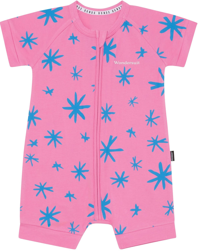 Bonds: Zip Romper - Stella Symmetry Pink (Size 0)