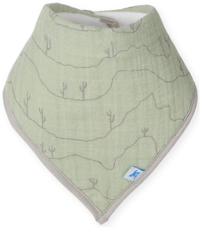 Little Unicorn: Cotton Muslin Fleece Bandana Bib Set - Adobe Checker (4 Pack)