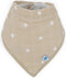 Little Unicorn: Cotton Muslin Fleece Bandana Bib Set - Taupe Cross (4 Pack)