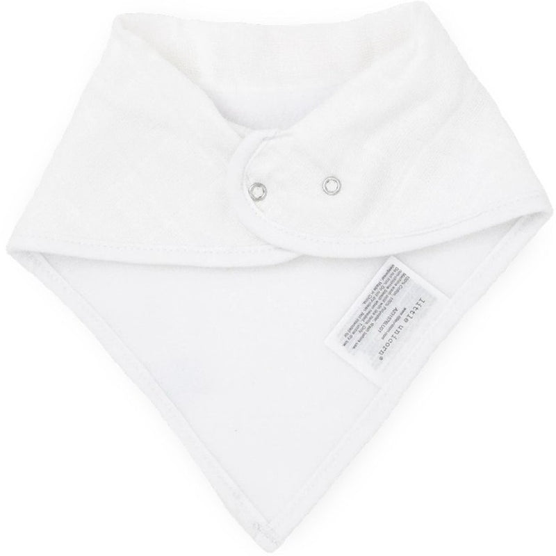 Little Unicorn: Cotton Muslin Fleece Bandana Bib Set - Taupe Cross (4 Pack)