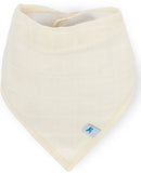 Little Unicorn: Cotton Muslin Fleece Bandana Bib Set - Taupe Cross (4 Pack)