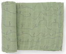 Little Unicorn: Single Cotton Muslin Swaddle - Cactus Lines