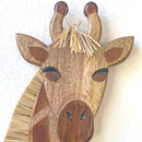 Crane Baby: Wooden Wall Decor - Giraffe