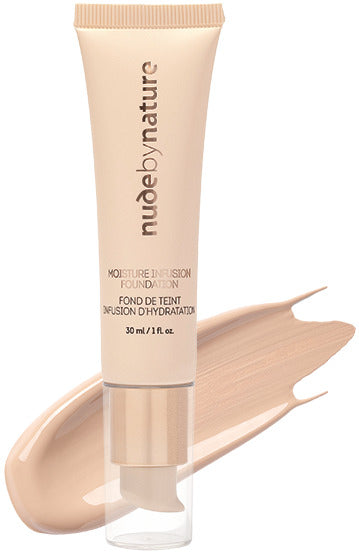 Nude By Nature: Moisture Infusion Cream Foundation - W2 Ivory (30ml)