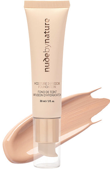 Nude By Nature: Moisture Infusion Cream Foundation - N3 Almond (30ml)