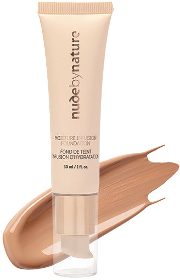 Nude By Nature: Moisture Infusion Cream Foundation - W8 Classic Tan (30ml)