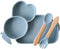 LaVida: Silicone Bowl Set - Blue Bunny