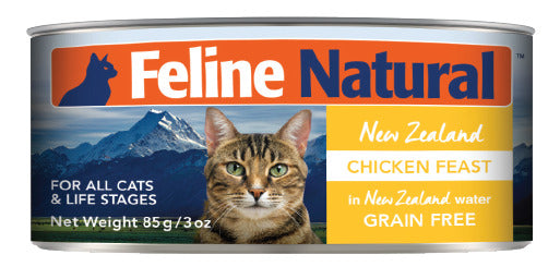 Feline Natural: 85g Chicken Feast (24 cans/tray)