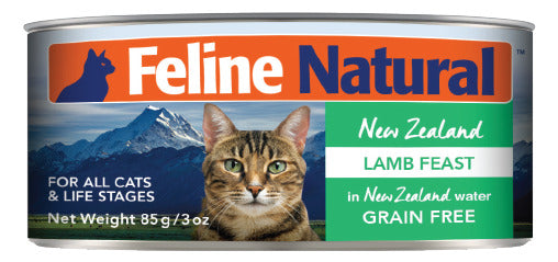 Feline Natural: 85g Lamb Feast (24 cans/tray)